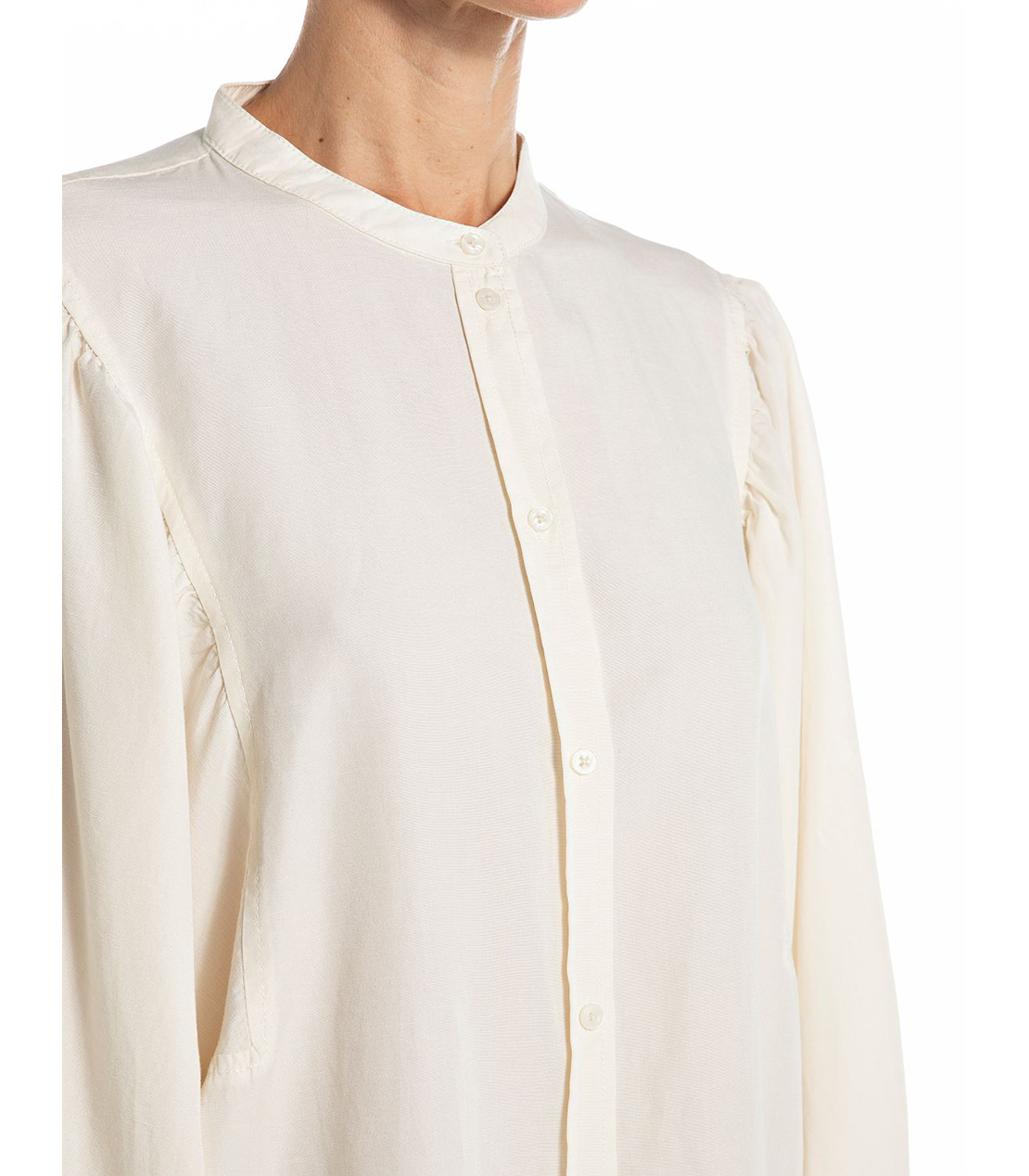 オーバーフィットパフスリーブブラウス 詳細画像 オフホワイト 3